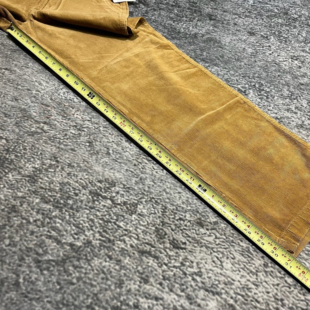 NWT Vintage Nautica Corduroy Pants Womens 6 (30x31) Tan‎ Carpenter Baggy Y2K - Picture 13 of 16